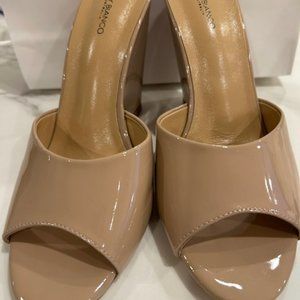 Tony Bianco Galaxy Wedge Shoes - Nude - Size 7 1/2 - Never Worn Tags and Box